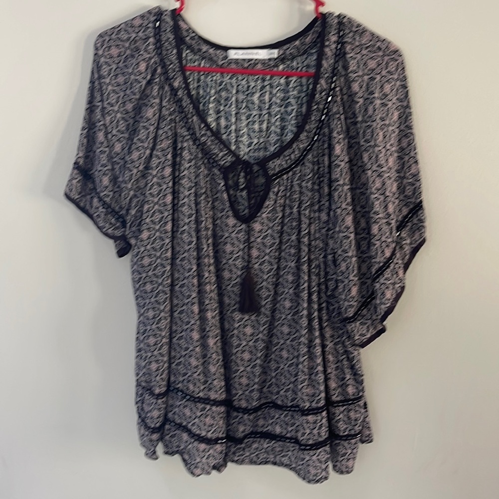 Flannel blouse